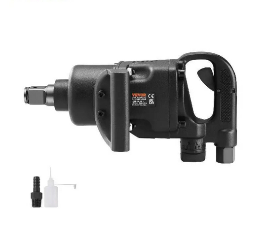 VEVOR Air Impact Wrench Up to 2730 ft-lbs Reverse Torque Output 1" Pneumatic Impact Gun for Heavy Duty Repairs and Maintenance