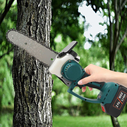 120W Electric Mini 8-Inch Horticultural Chainsaw High-Quality Material With 2 Batteries