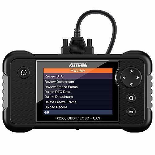 ANCEL FX2000 OBD2 Car Diagnostic Scan Tool Machine - Engine/ABS/SRS/Transmission Automotive OBDII Scanner Vehicle Code Reader 10 Function