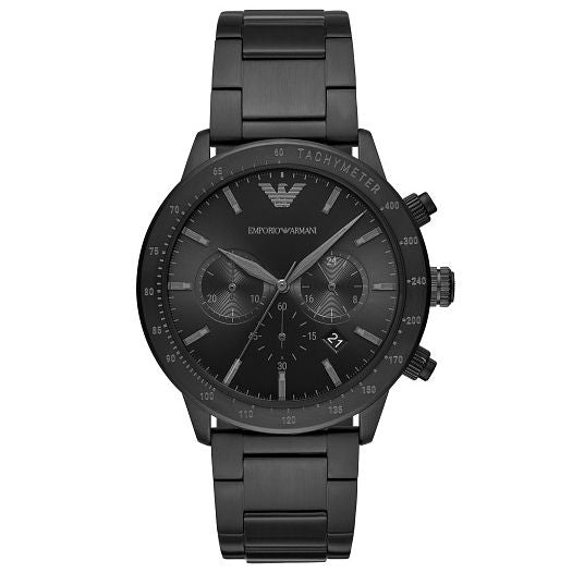 Emporio Armani Black Analog Dial Men's Wrist Watch