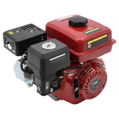 215cc 4 Stroke Petrol Gas Powered Engine 7.5HP Gasoline Kit Single Cylinder Air Cooled for Go Kart Lawn Mower Compressor Pump