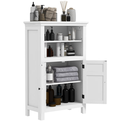 Multi-Storage Modern Bathroom Cabinet - White