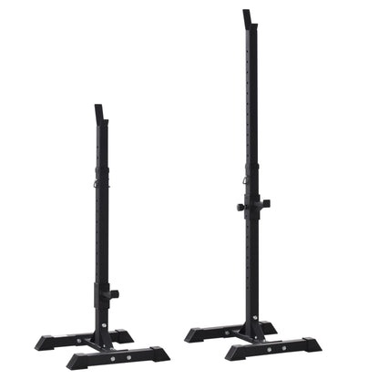 Heavy Duty Weights Bar Barbell Squat Stand Stands Barbell Rack Spotter Gym Fitness Power Rack Holder Bench New