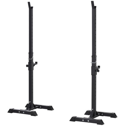 Heavy Duty Weights Bar Barbell Squat Stand Stands Barbell Rack Spotter Gym Fitness Power Rack Holder Bench New