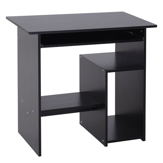 Modern Computer Desk, 80Lx45Wx73.5H Cm, Particle Board-Black