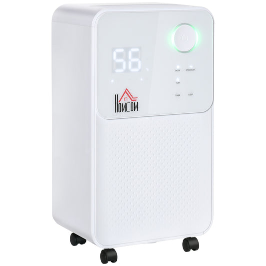 12L/Day 2000ML Portable Quiet Dehumidifier for Home Laundry Room Bedroom Basement, Electric Moisture Air De-Humidifier with 4 Modes