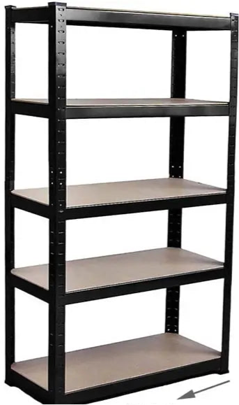 Heavy Duty 5 Tier Boltless Garage Shelving Unit Shed Warehouse Workshop Office Storage Shelves Metal Racking, Adjustable