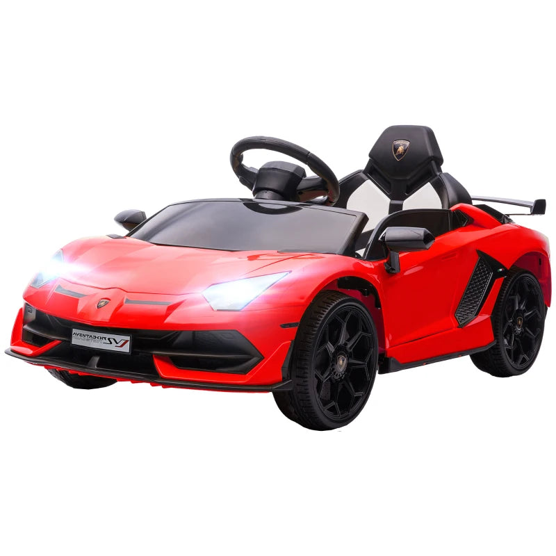 Lamborghini Licensed 12V Kids Electric Car With  Butterfly Doors, Music Horn Suspension And Remote