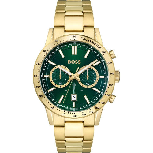 Hugo Boss Allure Chronograph Green Dial Men's Wrist Watch HB1513923