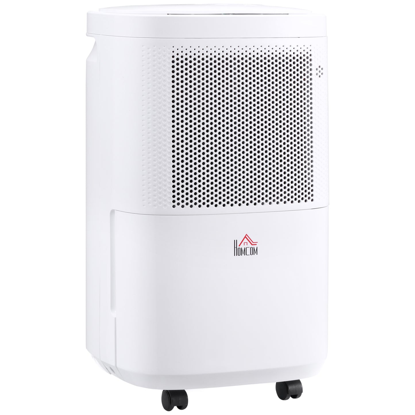 HOMCOM 10L/Day 2200ML Portable Quiet Dehumidifier with WiFi Smart App Control, Electric Moisture Air Dehumidifier for Home Laundry Basement