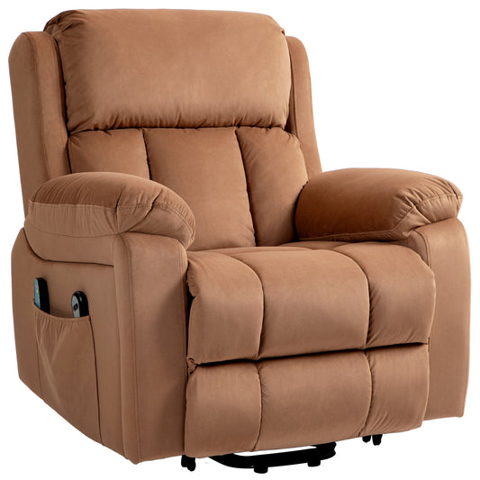 Power Lift Riser and Recliner Chair with Vibration Massage, Heat, Side Pocket