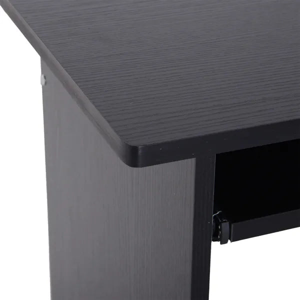 Modern Computer Desk, 80Lx45Wx73.5H Cm, Particle Board-Black