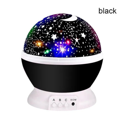 8 Colour Lights Changed Star Night Light Projector Galaxy Led Rotating Toy For Bedroom Kids Sensory Lights