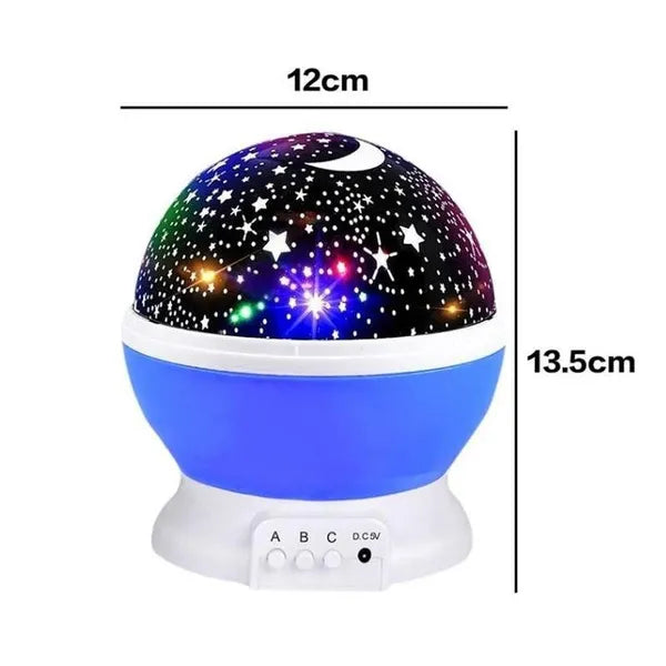 8 Colour Lights Changed Star Night Light Projector Galaxy Led Rotating Toy For Bedroom Kids Sensory Lights