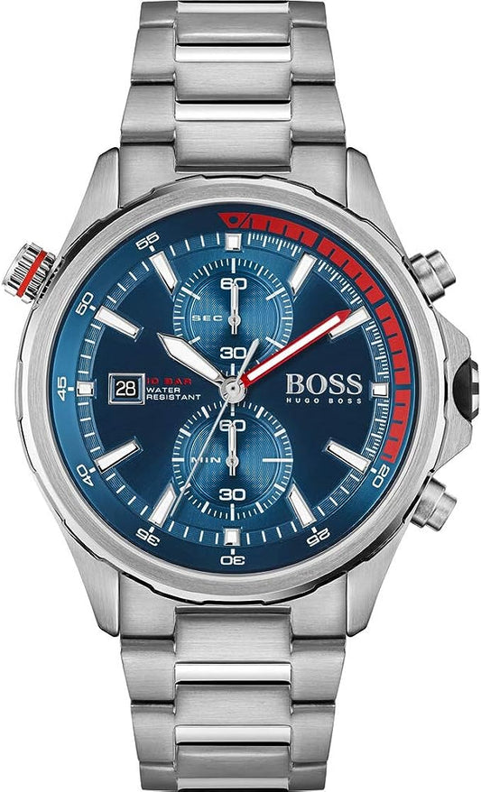 HUGO BOSS Men's Chronograph Quartz Watch Globetrotter