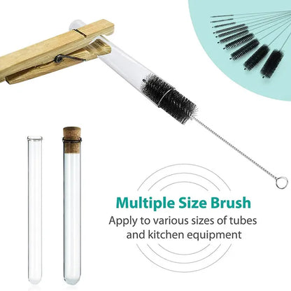 Multifunctional Portable Stainless Steel Household Bottle Pipe Brushes