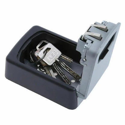 Wall Mount Combination Key Safe Lock Box Key Security Storage Case with 4 Digits for Outdoor Indoor