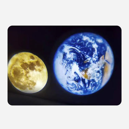 Mini 2 In 1 Earth Moon Projection Lamp Atmosphere Night Light For Bedroom Party Photography Decor