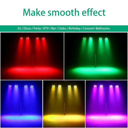 PAR Light 36LEDs RGB with Wireless Remote Sound Activated DMX Control for DJ Party Stage Effect Lighting