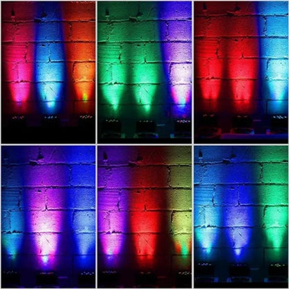 PAR Light 36LEDs RGB with Wireless Remote Sound Activated DMX Control for DJ Party Stage Effect Lighting