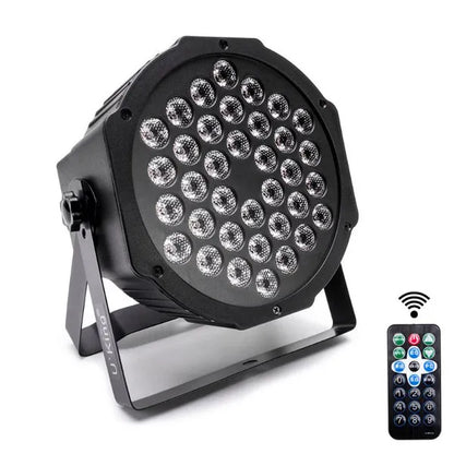 PAR Light 36LEDs RGB with Wireless Remote Sound Activated DMX Control for DJ Party Stage Effect Lighting