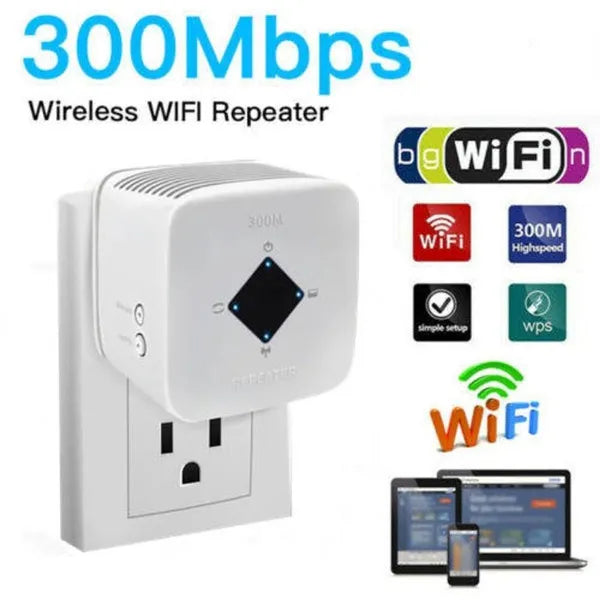 WIFI Range Extender- Ac1500 Indoor Connects Up To 25 Devices,  300Mbps Repeater Booster