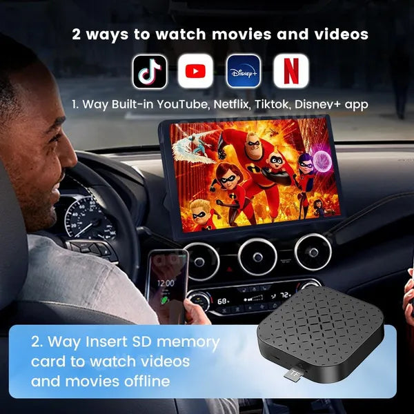 CarlinKit Basic Wireless CarPlay Auto Tv Box AI Box Android 11 For iPhone Iptv Netflix Youtube 5G WiFi Qualcomm Smart Box