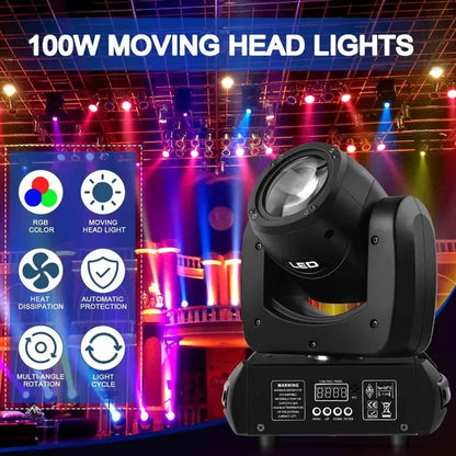 Steel Gun High Brightness Powerful Beam Effect Pattern Light Beam Light Rotating KTV Private Room Moving Head Disco Light 100W