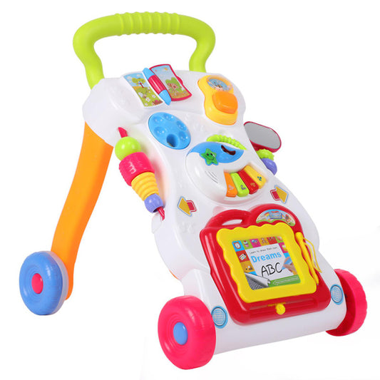 Spielwagen Baby, Children Trolley Walker Small Story Book Can Turn Pages 45X42X34Cm