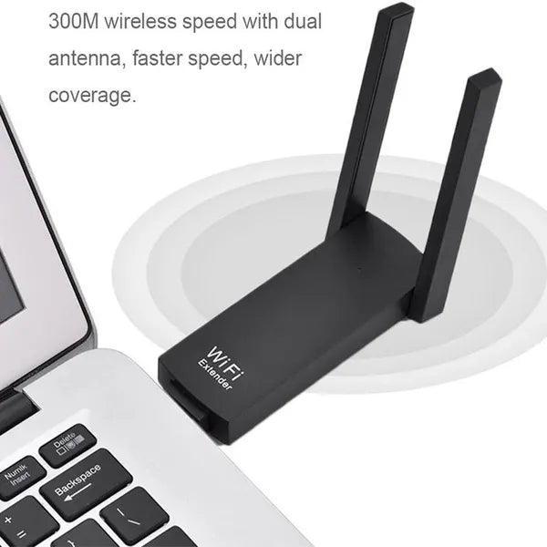 PIXLINK Wireless Wifi Repeater 300mbps USB Wireless Router Signal Amplifier Dual Antennas Range Extender 2.5GHz