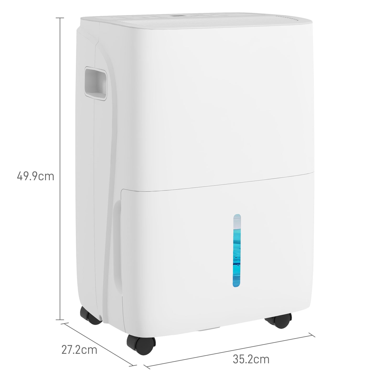 30L/Day Dehumidifier W/ Auto-Clean Filter, 4L Water Tank, 24H Timer For Home Damp, Bedroom, Condensation, Mould, Laundry Drying