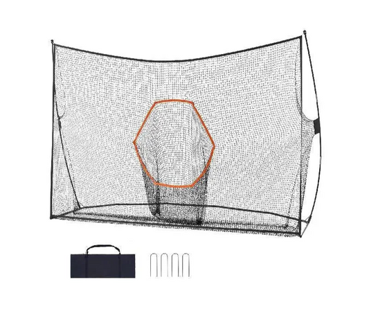 Golf Practice Hitting Net, Huge 10.8x7ft Golf Net, Personal Driving Range For Indoor Outdoor Use, Portable Home Golf Training Aid