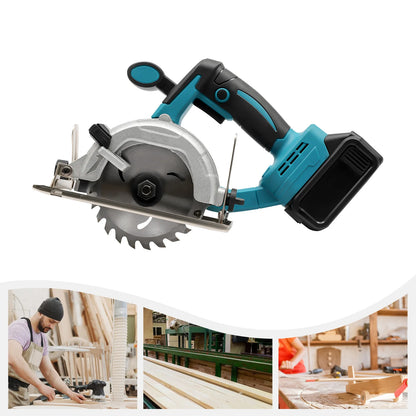 Brushless Bevel Tile Cutting Cordless Electric Circular 0-45° Cutter Saw with Charger for Cutting Wood and Ceramic Tiles