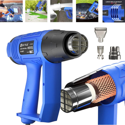 DayPlus Heat Gun 2000W Variable Temperature Control Hot Air Gun Tool For DIY