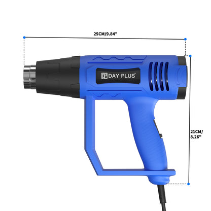 DayPlus Heat Gun 2000W Variable Temperature Control Hot Air Gun Tool For DIY