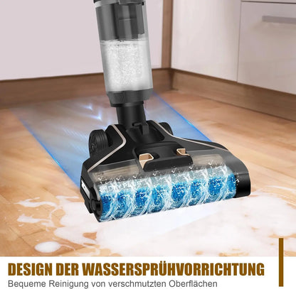 DayPlus Wet And Dry Vacuum Cleaner Wireless Mop With Mop Function 2600 mAh Battery Self-Cleaning System