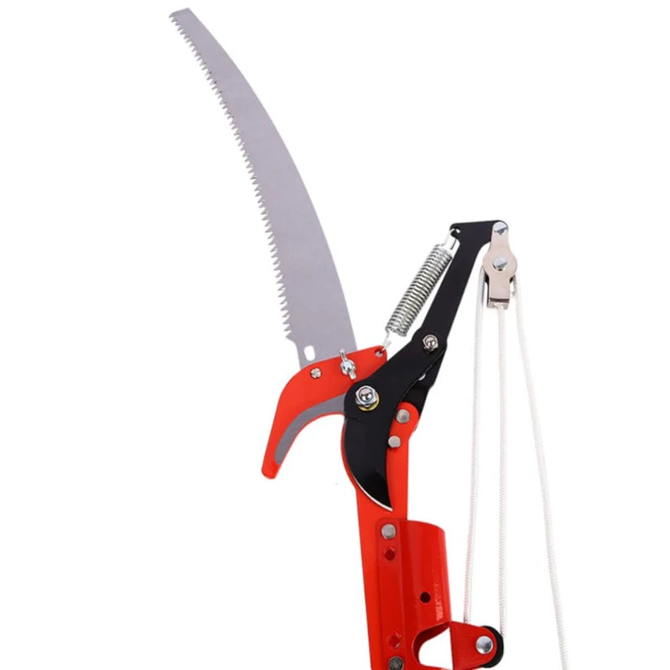 Extendable Tree Pruner Saw 2 in 1 Outdoor High Branch Scissors Pruning Shears Garden Tools Tree Trimmer Pruning