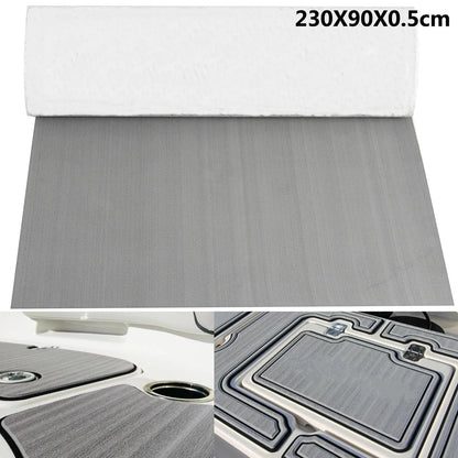 Non Slip EVA Foam Teak Sheet Marine Campervan Flooring Yacht Synthetic Boat Decking Self-Adhesive Pad - Grey