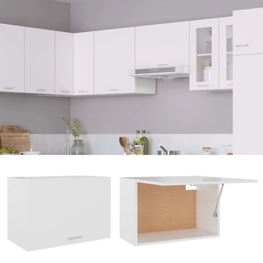 Hanging Cabinet Cabinet For Kitchen Room Cabinet Organiser Cupboard Storage Unit With Doors Home Furniture - White 60 x 31 x 40 cm