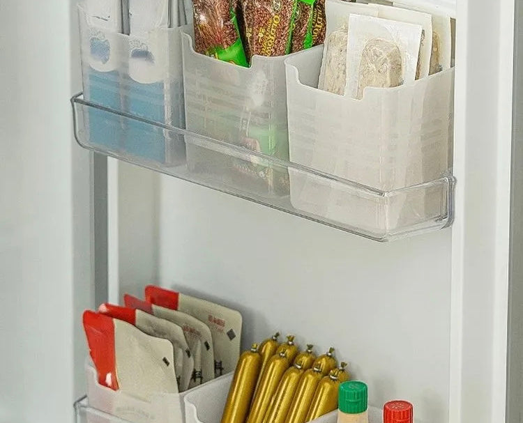 Fridge Organizer Food Fresh Storage Box Refrigerator Side Door Vegetable Fruit Spice Organizer Food Container Kitchen Storage