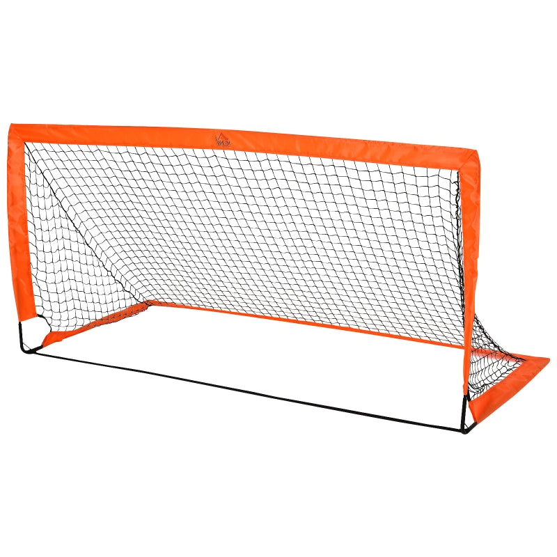 Set of 2 Football Goal Net 6 x 3 ft Foldable Outdoor Sport Training Teens Adults Soccer with Carrying Bag