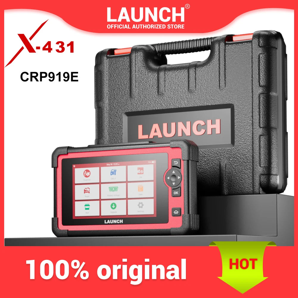 LAUNCH X431 CRP919E Elite OBD2 Scanner Bidirectional Tool 35+ Service, ECU Coding, All System Diagnosis