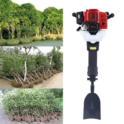 2-Stroke Petrol Portable Garden Tree Hole Digger Shovel Spade For Forestry Seedlings And Vineyard Supports Garden Tool