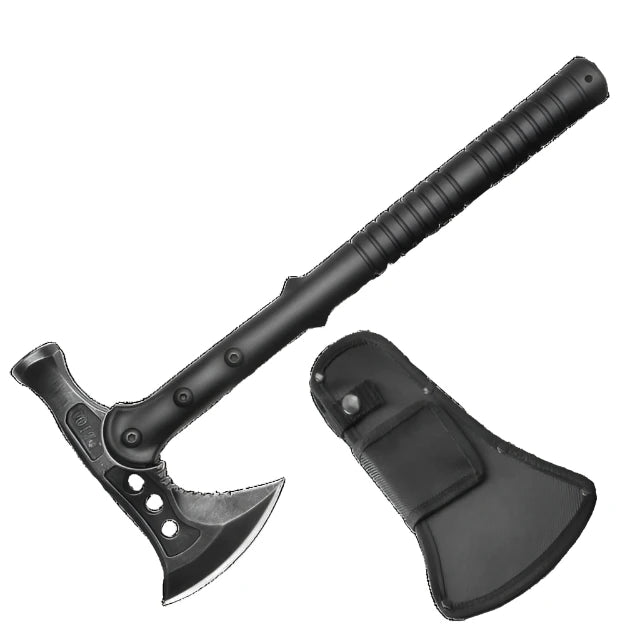 2 in 1 Log Wood Axe Tomahawk Army Outdoor Camping Hand Tool