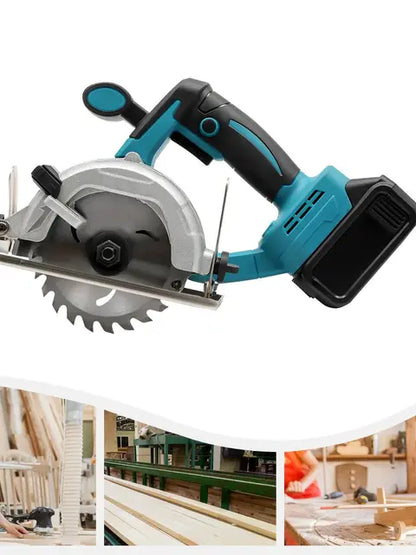 Brushless Bevel Tile Cutting Cordless Electric Circular 0-45° Cutter Saw with Charger for Cutting Wood and Ceramic Tiles