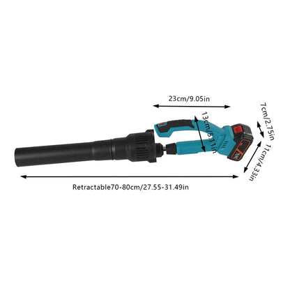 5 Speed Cordless Leaf Blower Lightweight Grass Lawn Blower Garden Yard Tool  W/ Battery & Charger