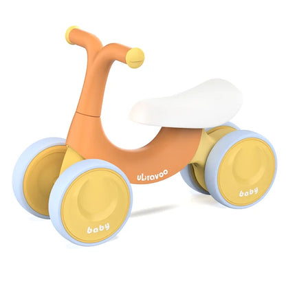 UBRAVOO Baby Balance Toy Baby Walker Toddler Balance Bike 10-36 Month Ride On Toy Birthday Gift With 4 Wheels, No Pedals