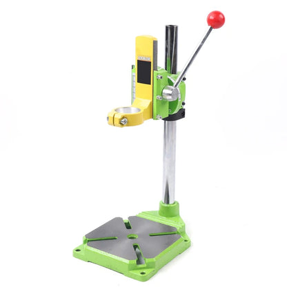 Electric Drill Stand 360 Degree Rotatable Height Adjustable Mini Bench Drill Press Clamp Holder