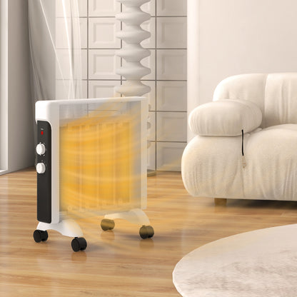 2kW Electric Heater, 10-45℃ Temperature - White