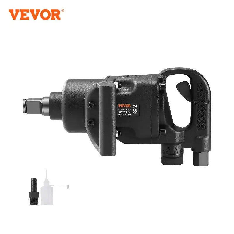 VEVOR Air Impact Wrench Up to 2730 ft-lbs Reverse Torque Output 1" Pneumatic Impact Gun for Heavy Duty Repairs and Maintenance